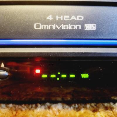 PANASONIC VCR W/ REMOTE
