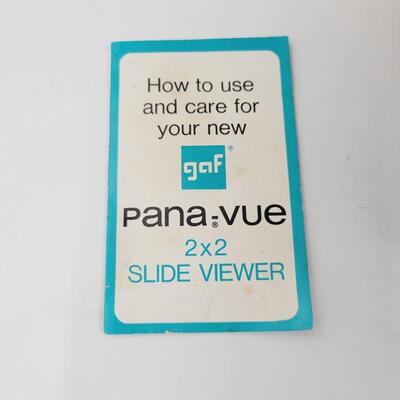 VINTAGE PANA-VUE 2X2 SLIDE VIEWER