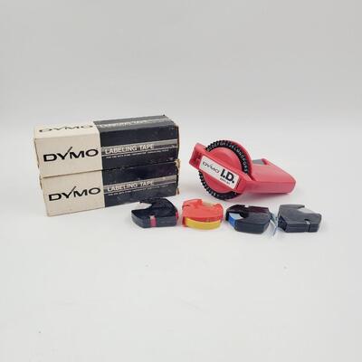 VINTAGE DYMO LABEL MAKER & ACCESORIES