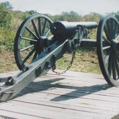 Framed Pictures Of Civil War Cannons