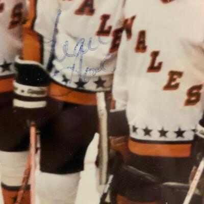 Tim Kerr and Brian Propp Autographed NHL All Star photo 14â€ wide x 12â€ high