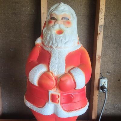 VINTAGE EMPIRE TALL BLOW MOLD SANTA