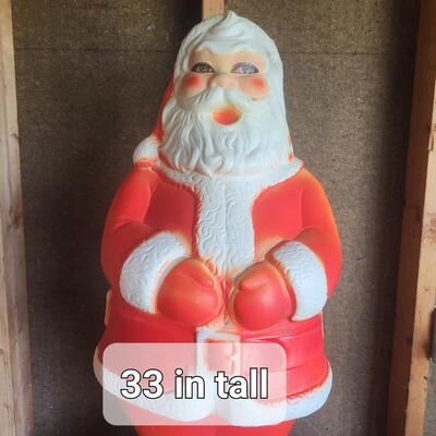 VINTAGE EMPIRE TALL BLOW MOLD SANTA