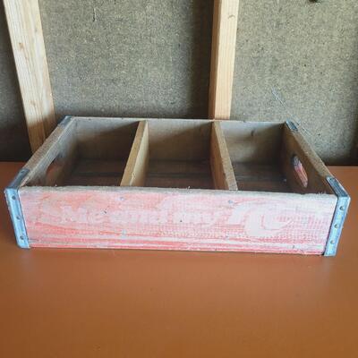 VINTAGE RC COLA WOODEN CRATE