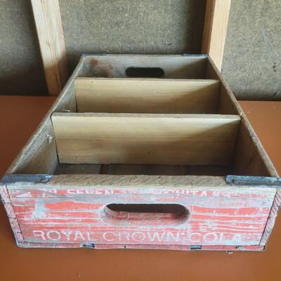 VINTAGE RC COLA WOODEN CRATE