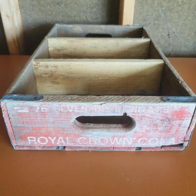 VINTAGE RC COLA WOODEN CRATE
