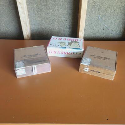 VINTAGE COLLECTABLE CIGAR BOXES