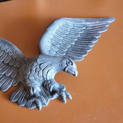 DECORATIVE IRON EAGLE PLAQUE