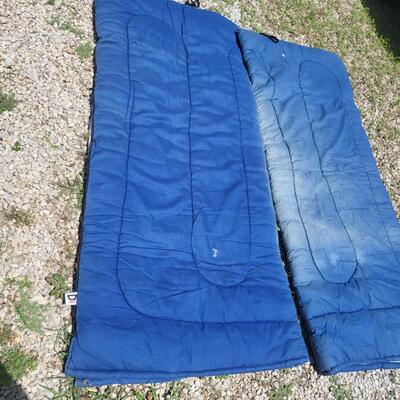 2 ALL WEATHER COLEMAN SLEEPING BAGS
