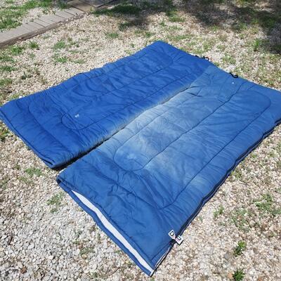 2 ALL WEATHER COLEMAN SLEEPING BAGS