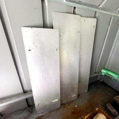 3 SHEETS OF METAL