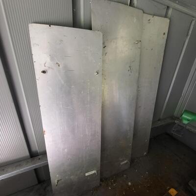3 SHEETS OF METAL