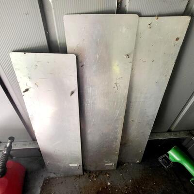 3 SHEETS OF METAL