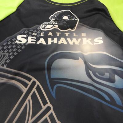 5 Seattle Seahawks Infant Team Shirts, Size 12mo.  Blue/Green & Blue-New W/Tags