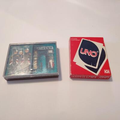 HALLMARK PLAYING CARDS AND UNO DECK GAME BUNDLE