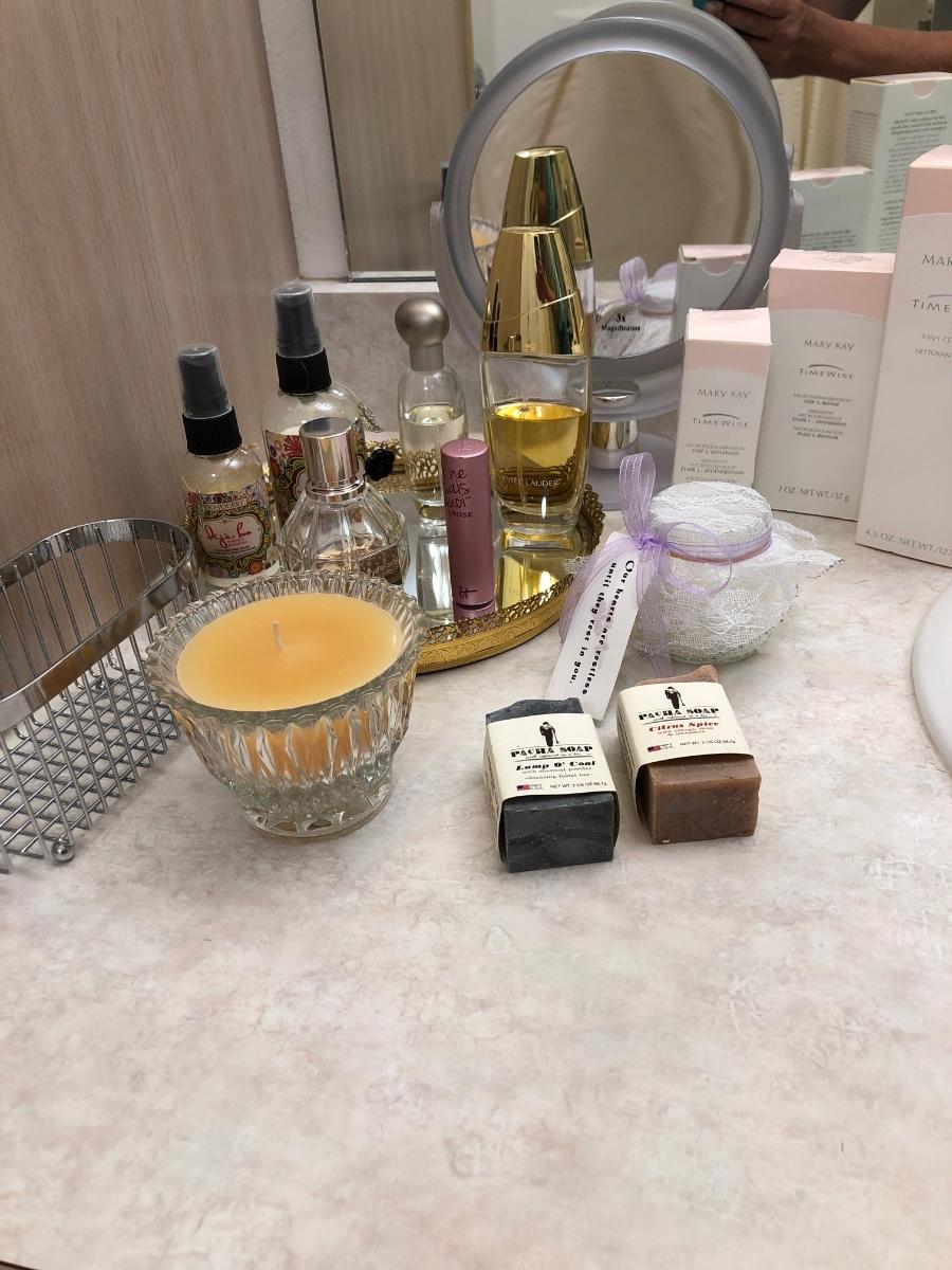 Bath2 Fragrances, Mary Kay, candles, mirrors