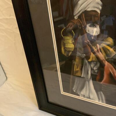 G. S. Wells Artwork Framed 27.5 wide x 23 High