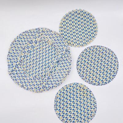 HANDMADE CASSEROLE DISH CARRYING BAG WITH HOT PADS