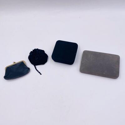 STORE YOUR KEEPSAKES LOT W/ GENUINE LEATHER COIN PURSE