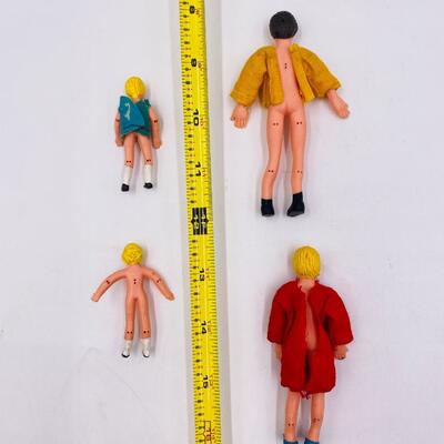 VINTAGE BENDABLE RUBBER & DISNEY MAGIC TOY LOT