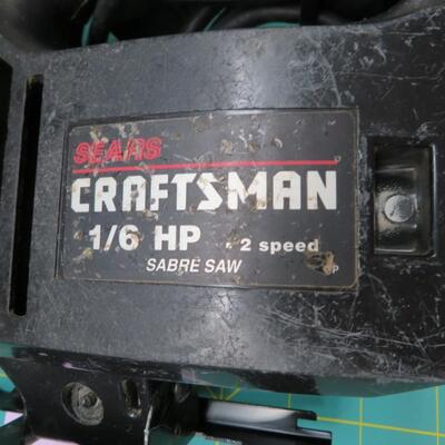 Craftsman 1/6 HP Jigsaw Sabre Saw 2 Speed Electric Bosch blade Power Tool