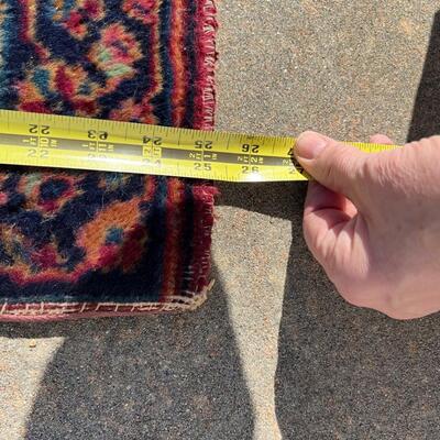 Semi-Antique Oriental Rug Formal Area Rug 48x25"