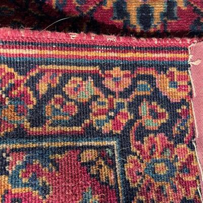 Semi-Antique Oriental Rug Formal Area Rug 48x25"