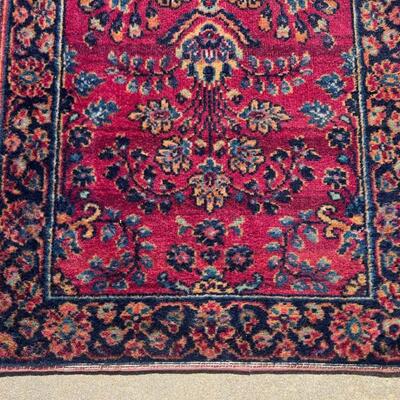 Semi-Antique Oriental Rug Formal Area Rug 48x25"