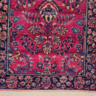 Semi-Antique Oriental Rug Formal Area Rug 48x25"