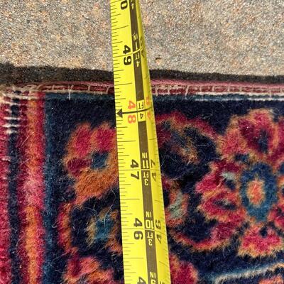 Semi-Antique Oriental Rug Formal Area Rug 48x25"