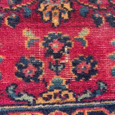 Semi-Antique Oriental Rug Formal Area Rug 48x25"