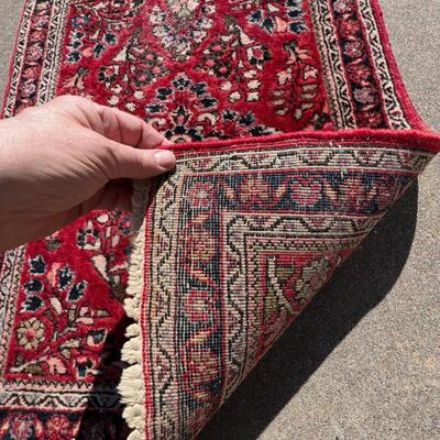 Small Formal Hand Woven Oriental Area Rug 23x30