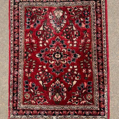 Small Formal Hand Woven Oriental Area Rug 23x30