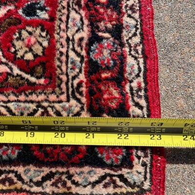 Small Formal Hand Woven Oriental Area Rug 23x30