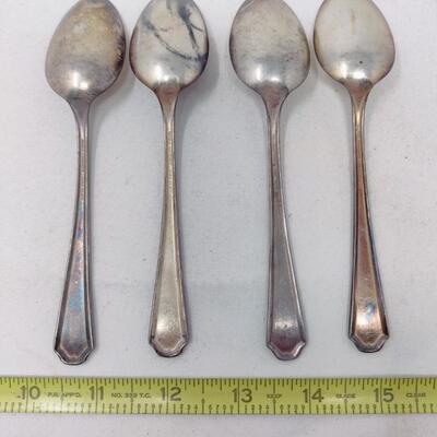 VINTAGE ONEIDA COMMUNITY TEASPOONS DURO PLATE SILVERPLATE