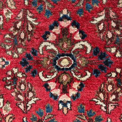 Small Formal Oriental Rug Hand Loomed Area Rug 25x33"