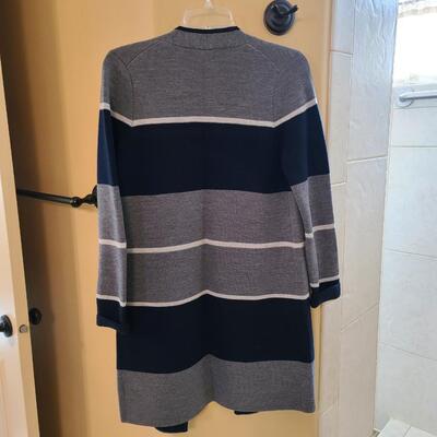 Talbots Blue Premium Wool Cardigan