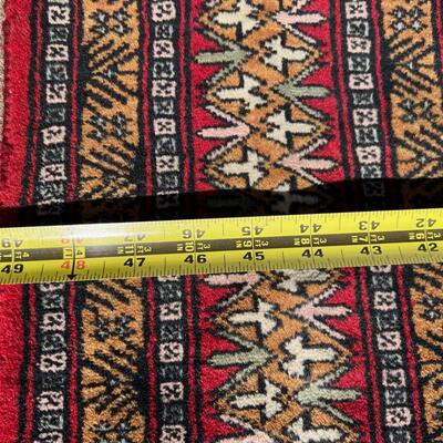 Exquisite Oriental Runner / Area Rug Hand Woven 49x78