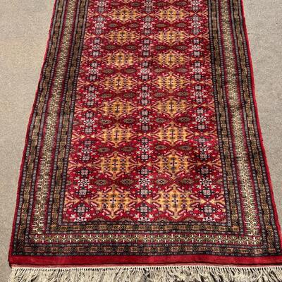 Exquisite Oriental Runner / Area Rug Hand Woven 49x78