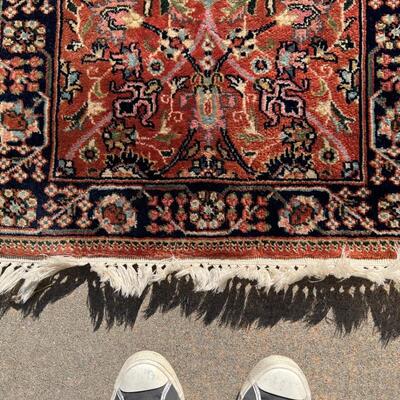 Exquisite Small Oriental Area Rug Hand Woven 25x36