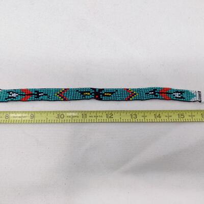NATIVE AMERICAN BEADED ART WORK