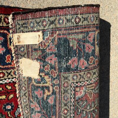 Gorgeous Deep Red Large Oriental Area Rug Hand Woven 40x62