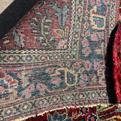 Gorgeous Deep Red Large Oriental Area Rug Hand Woven 40x62