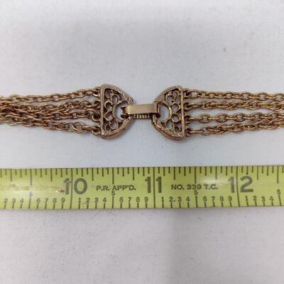 VINTAGE CHARMING MULTI LAYERED CHAIN NECKLACE