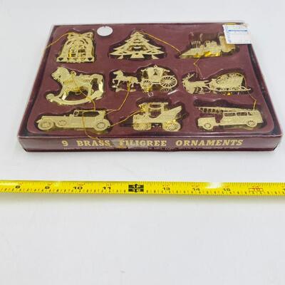 CUTE NEW BRASS ORNAMENT SET