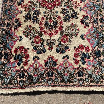 Petite Hand Woven Oriental Area Rug 23x46