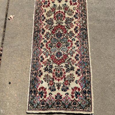 Petite Hand Woven Oriental Area Rug 23x46