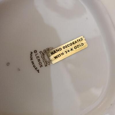Hand Decorated Lenox Dish