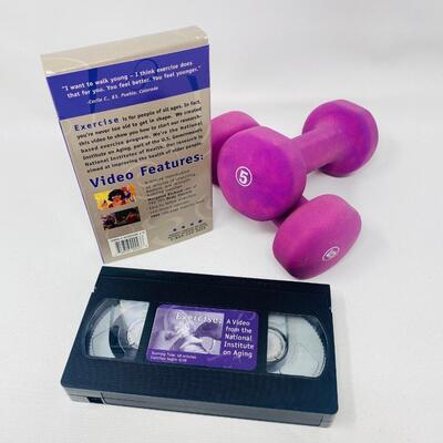 I WORK OUT VHS BUNDLE