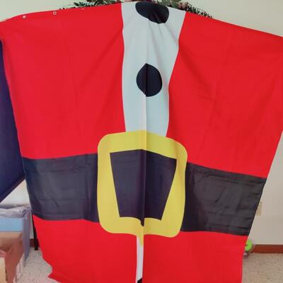 SANTA SHOWER CURTAIN